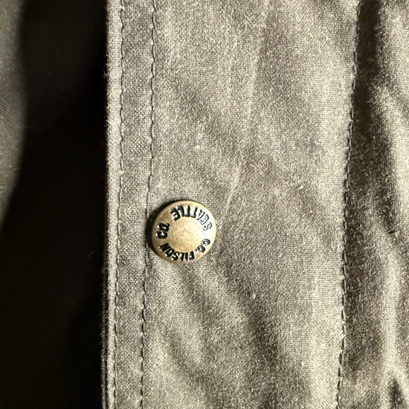 Filson Shelter Cloth Foothills Parka Green Size M - Picture 4 of 7